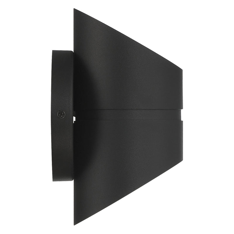 Marino 8" LED Outdoor Wall Sconce in Black