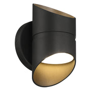 Marino 8" LED Outdoor Wall Sconce in Black