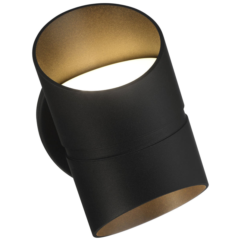 Marino 8" LED Outdoor Wall Sconce in Black