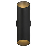 Marino 14" LED Outdoor Wall Sconce in Black