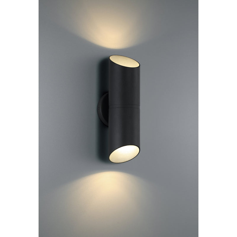 Marino 14" LED Outdoor Wall Sconce in Black