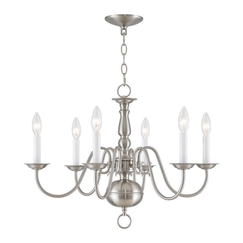 Williamsburgh 6-Light Chandelier - Lamps Expo