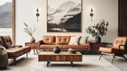 Clara 1 Light 5.5" Wall Sconce in Matte Black in a room setting