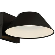 Solano 8" LED Outdoor Wall Sconce in Black