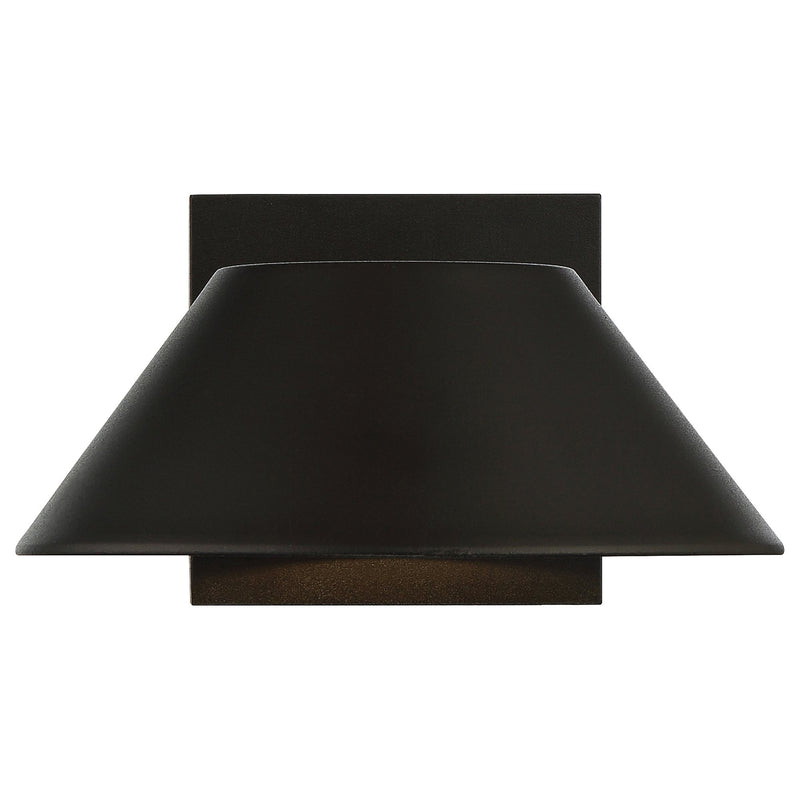 Solano 12" LED Outdoor Wall Sconce in Black