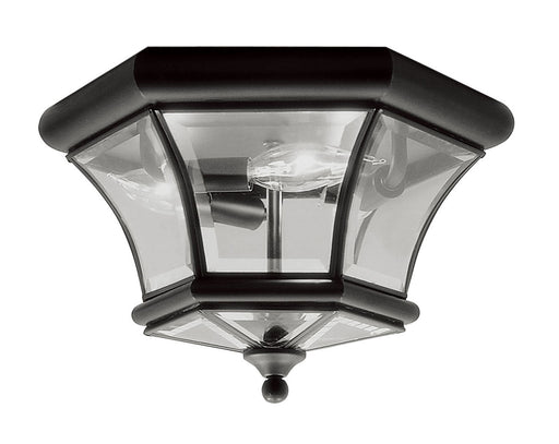 Monterey/Georgetown 3 Light Ceiling Mount in Black