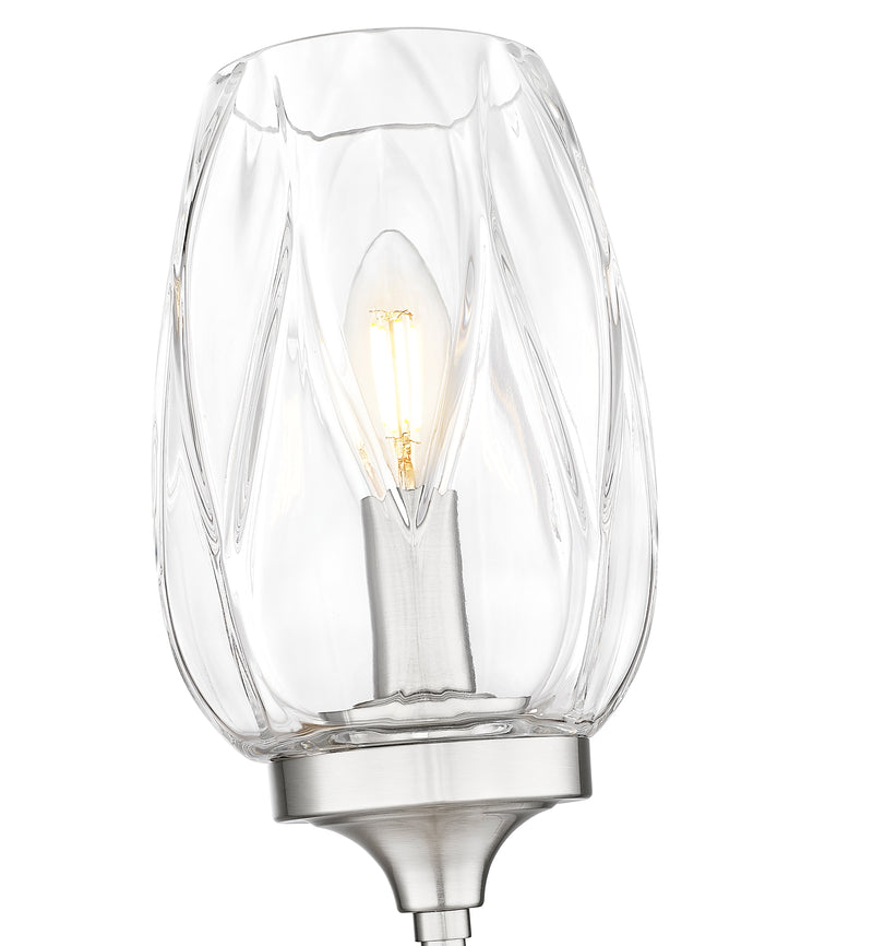 Cassian 1 Light 5.5" Wall Sconce in Brushed Nickel
