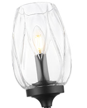 Cassian 1 Light 5.5" Wall Sconce in Matte Black