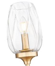 Cassian 1 Light 5.5" Wall Sconce in Modern Gold
