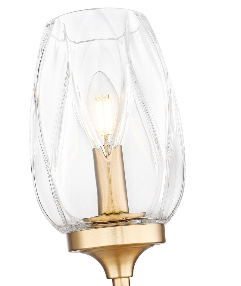 Cassian 1 Light 5.5" Wall Sconce in Modern Gold