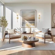 Cassian 1 Light 5.5" Wall Sconce in Modern Gold in a room setting