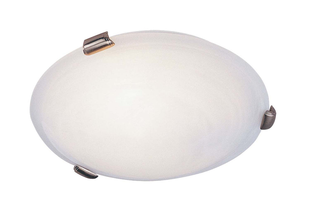 Oasis 2 Light Ceiling Mount in Brushed Nickel