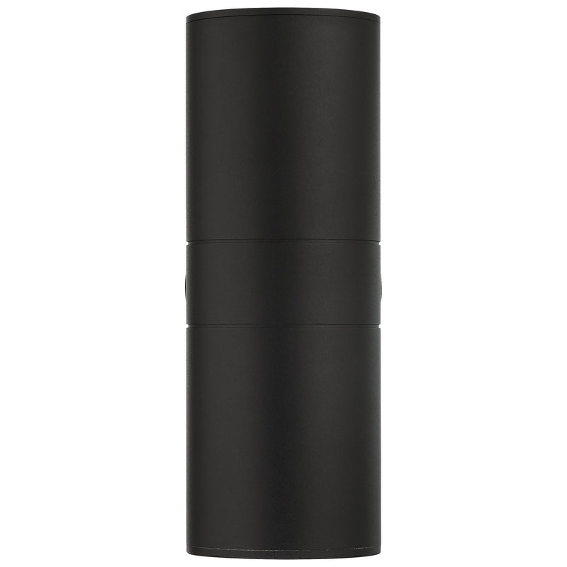 Matira Dual LED Outdoor Wall Sconce in Black