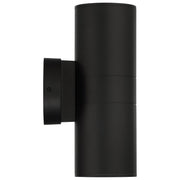 Matira Dual LED Outdoor Wall Sconce in Black