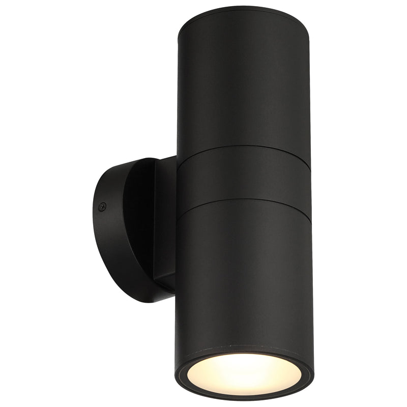Matira Dual LED Outdoor Wall Sconce in Black