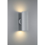 Matira Dual LED Outdoor Wall Sconce in Satin