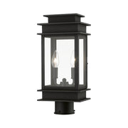 Princeton 2-Light Medium Outdoor Post Light in Black