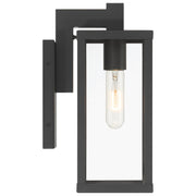 Augusta Small Outdoor Wall Lantern in Black