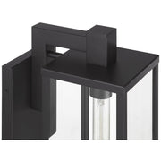 Augusta Small Outdoor Wall Lantern in Black