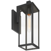 Augusta Medium Outdoor Wall Lantern in Black