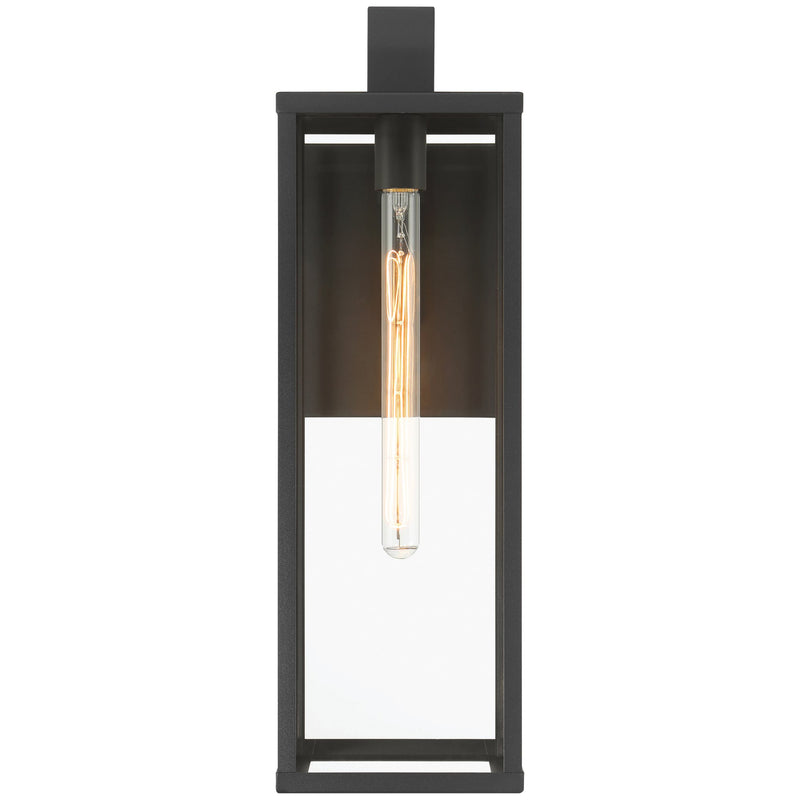 Augusta Large Outdoor Wall Lantern in Black