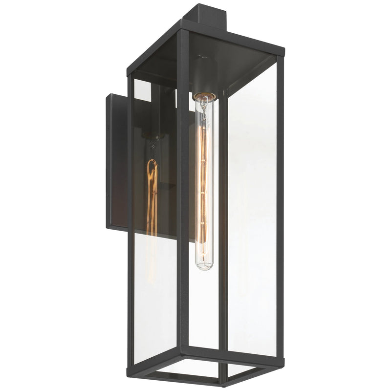 Augusta Large Outdoor Wall Lantern in Black