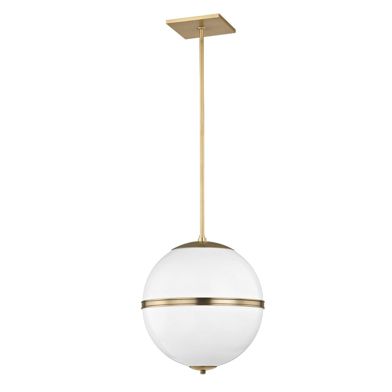 Truax 4 Light 16" Pendant in Aged Brass