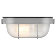 Nauticus Dual Mount Small Marine Grade Outdoor Bulkhead Light in Satin