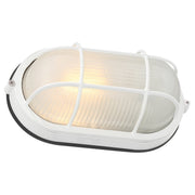 Nauticus Dual Mount Small Marine Grade Outdoor Bulkhead Light in White