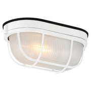 Nauticus Dual Mount Small Marine Grade Outdoor Bulkhead Light in White