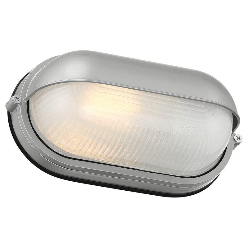 Nauticus Marine Grade LED Outdoor Bulkhead Light in Satin