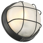 Nauticus Round Dual Mount 10" LED Outdoor Bulkhead Light in Black