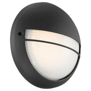Clifton LED Outdoor Bulkhead Light in Black