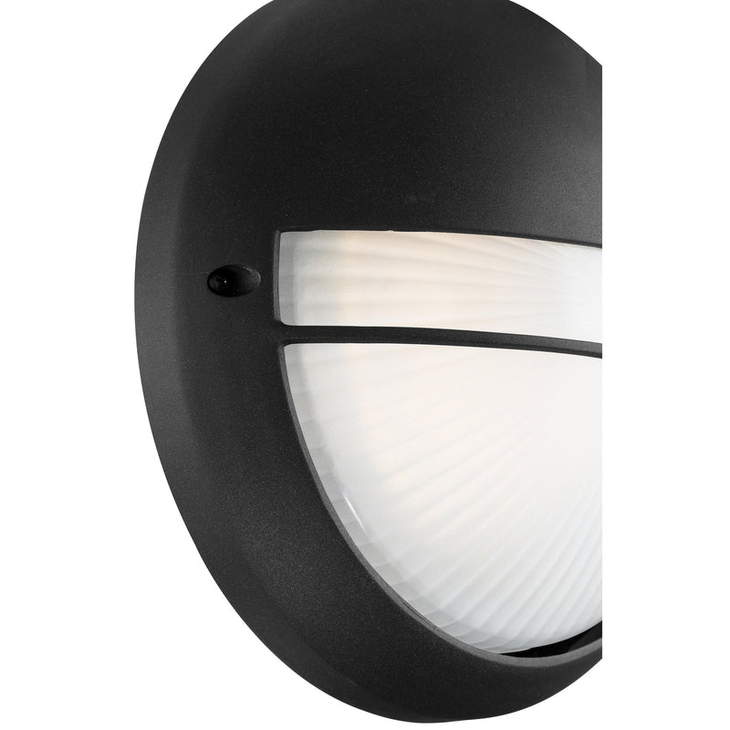 Clifton LED Outdoor Bulkhead Light in Black