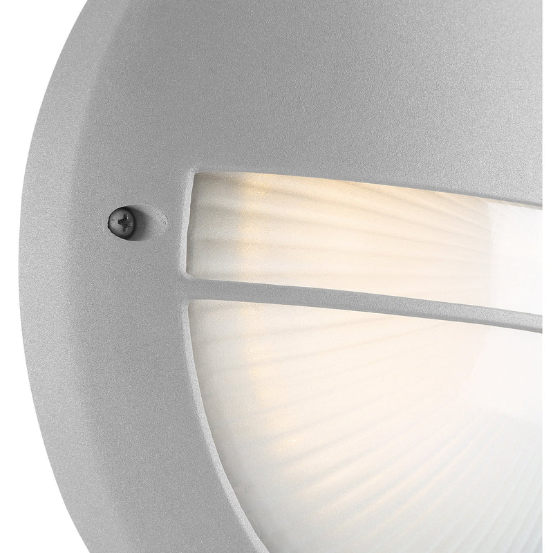 Clifton LED Outdoor Bulkhead Light in Satin