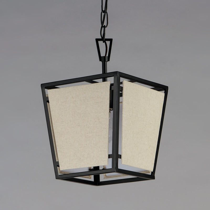 Montauk 1 Light Pendant in Black