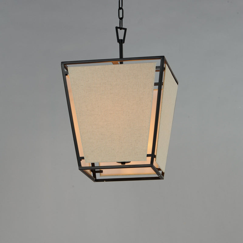 Montauk 4 Light 14" Pendant in Black
