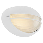 Clifton Oval LED Outdoor Bulkhead Light in White