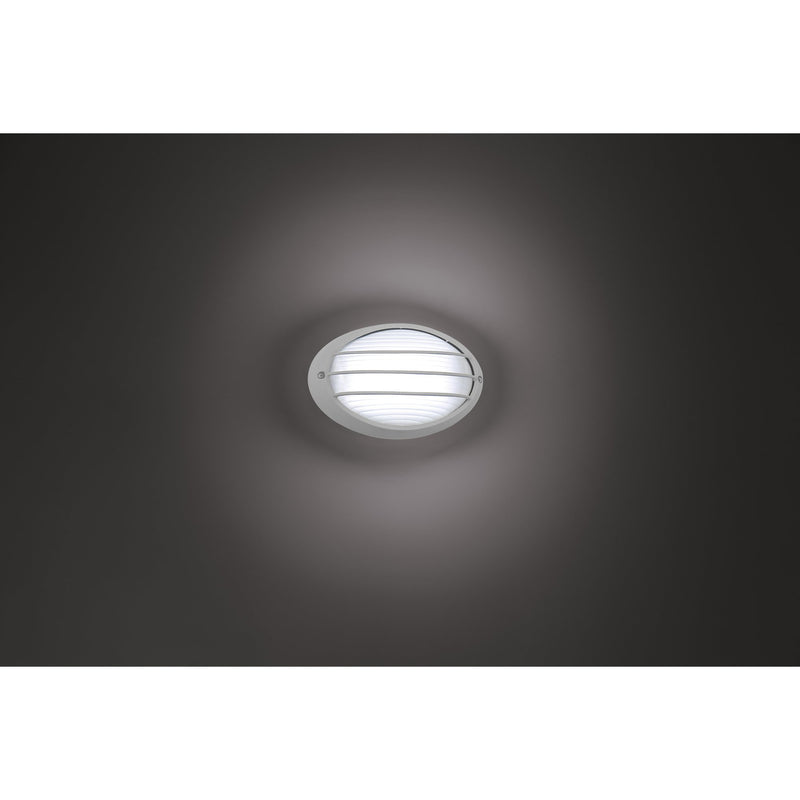 Cabo LED Outdoor Bulkhead Light in Satin