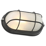 Nauticus Dual Mount Small Outdoor Bulkhead Light in Black