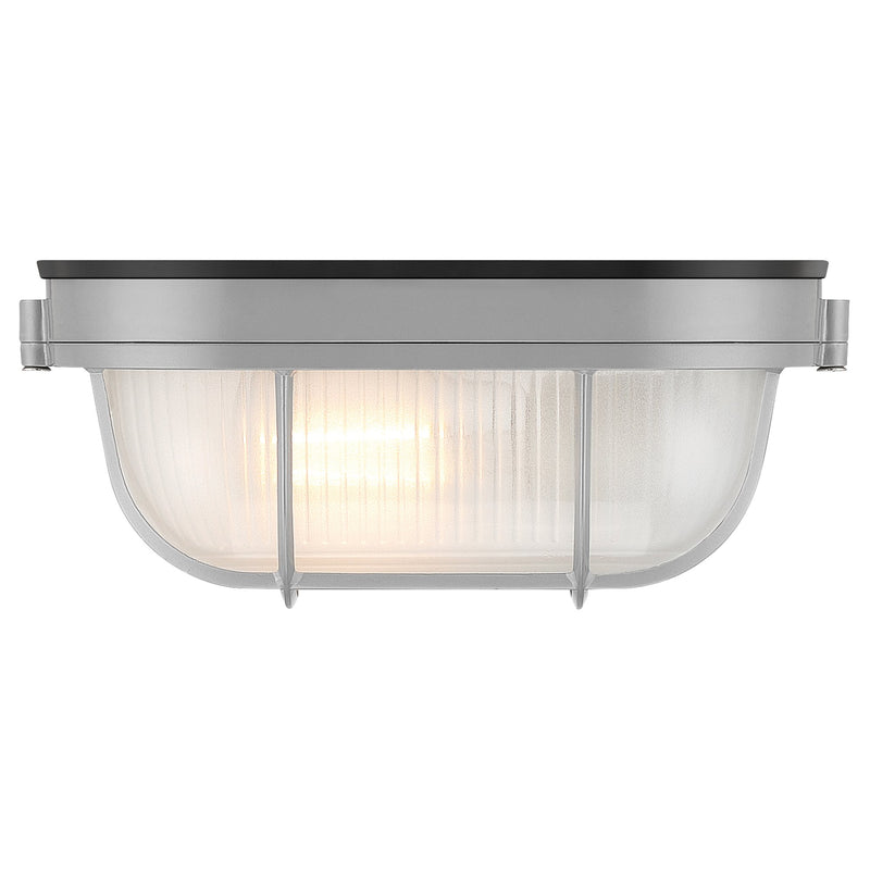 Nauticus Dual Mount Small Outdoor Bulkhead Light in Satin