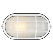 Nauticus Dual Mount Small Outdoor Bulkhead Light in White