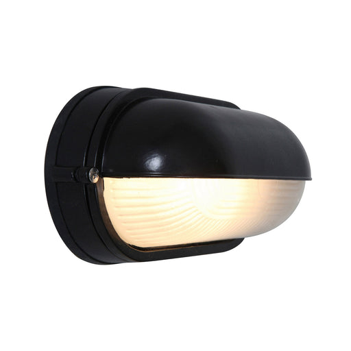 Nauticus Outdoor Bulkhead Light in Black