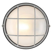 Nauticus Round Dual Mount 7" Outdoor Bulkhead Light in Satin