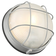 Nauticus Round Dual Mount 7" Outdoor Bulkhead Light in Satin