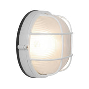 Nauticus Round Dual Mount 7" Outdoor Bulkhead Light in White
