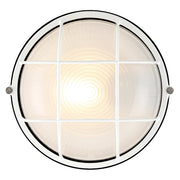 Nauticus Round Dual Mount 7" Outdoor Bulkhead Light in White