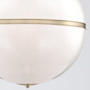 Truax 4 Light 30" Pendant in Aged Brass