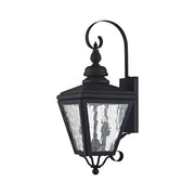 Cambridge 2-Light Medium Outdoor Wall Lantern in Black