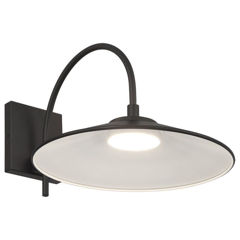 Camas 13" LED Outdoor Wall Sconce in Black